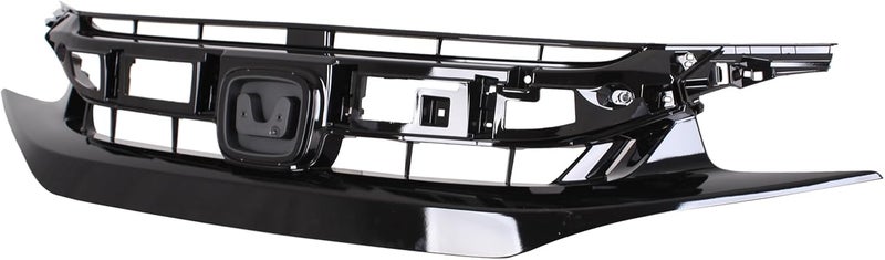 Torcia TYG Front Grille Fit for 2019-2021 Honda Civic Coupe/Sedan, OE Style Replacement Non-Active Exterior Grille, Replaces 71121-TBA-A61 HO1200242 - Image 1